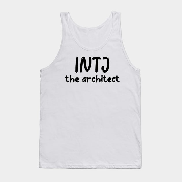 INTJ Personality Type (MBTI) Tank Top by JC's Fitness Co.